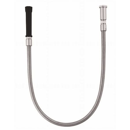 T & S Brass & Bronze Works Hose 44 in. Black Handle Flex Stainless Steel 5HSE44